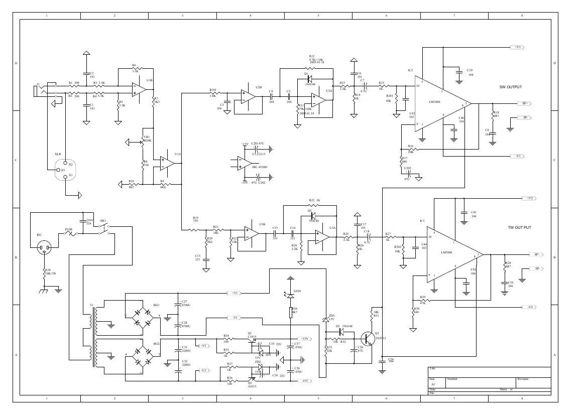 Yorkville YSM2P Schematic