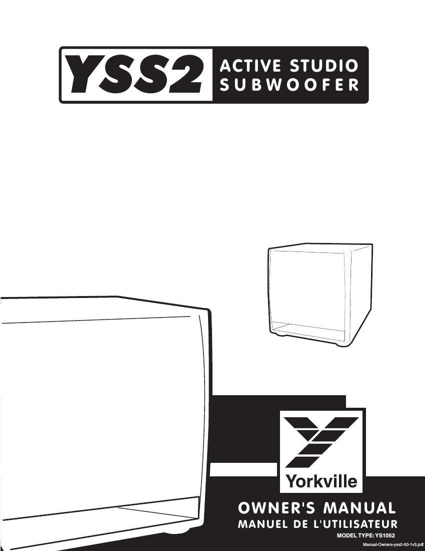 yorkville yss 2 owners manual